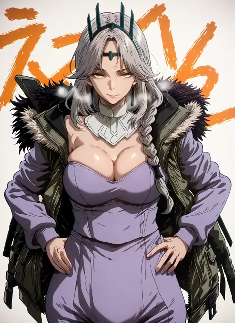 L_Cation2, Babu-style, Hgk, (butcha-u-style:1.3), (gin_moku-style:1.2), (iwao178-style:1.4), (imizu_(nitro_unknown)-style:1.3), (anime coloring, anime screencap), shiny skin, (voluptuous body:1.4), (mature female:1.4), (cellulite:1.3), ((vignetting)), ((an...