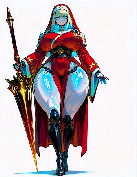 (((masterpiece))), (((Best Quality))), ((Ultra-detailed)), ((extremely delicate and beautiful)),solo, Full body, (phyrexian robotic female)(phyrexian android female) (mechanical undead lady) skin replaced with iron, (pale gold hair and glowing ultra-blue e...