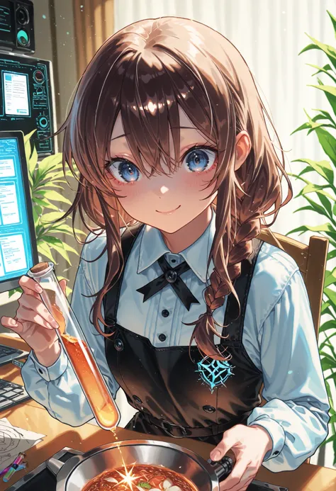 (((Forbidden Laboratory))), Dark laboratory equipment,Feeling nervous,Metallic Texture,Delicate Description，clean laboratory interior,scientist's experimental scene,Test tube,Medicines,gas emission device,spectrophotometer on the device,optical detector,co...