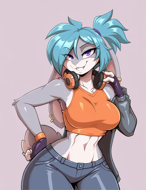 (solo), anime/manga style, best quality, high resolution, absurdres, BREAK, (adult), uploaded on danbooru, uploaded on e621, [by rick griffin:0.5], (by viviziepop), [by zeekzag], by sssonic2, [by mastergodai:0.2], [by chalo:0.32], by r-mk, [by joaoppereira...