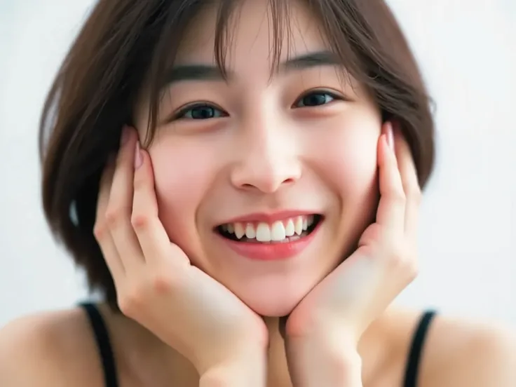 (Refined from an old photo, completely modernized and recreated in an ultra high-quality photorealistic portrait style, 
modern Reiwa-era studio lighting and color grading, ultra-high resolution 8K sharpness, 
realistic cinematic tone correction, beautiful...