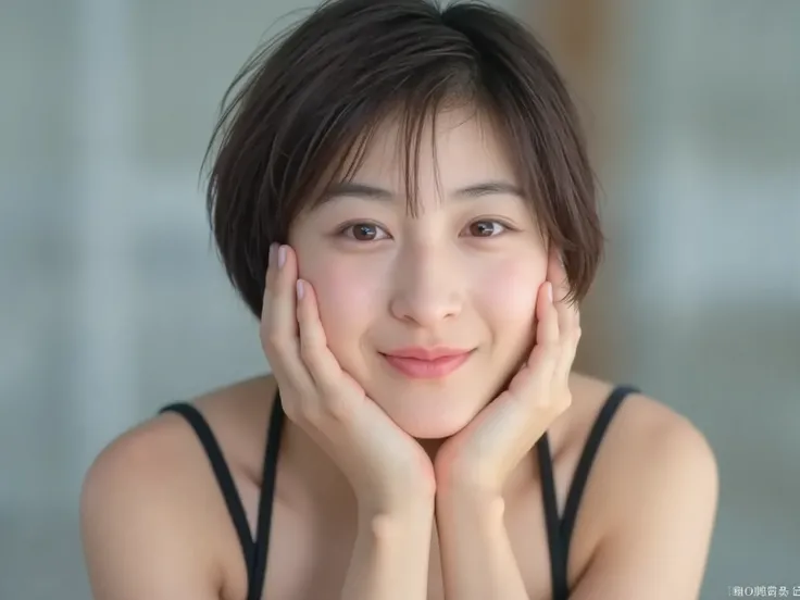 (Refined from an old photo, completely modernized and recreated in an ultra high-quality photorealistic portrait style, 
modern Reiwa-era studio lighting and color grading, ultra-high resolution 8K sharpness, 
realistic cinematic tone correction, beautiful...