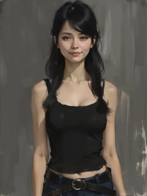 sketch painting, marinette Dopanchan, A very beautiful and cute 22 year old woman with a slight smile. (((Shy smile))), sharp focus on the face, (((Western eyes:1.5))), (((Extremely detailed ice-blue eyes, beautiful eyes, beautifully detailed eyes))), (((d...