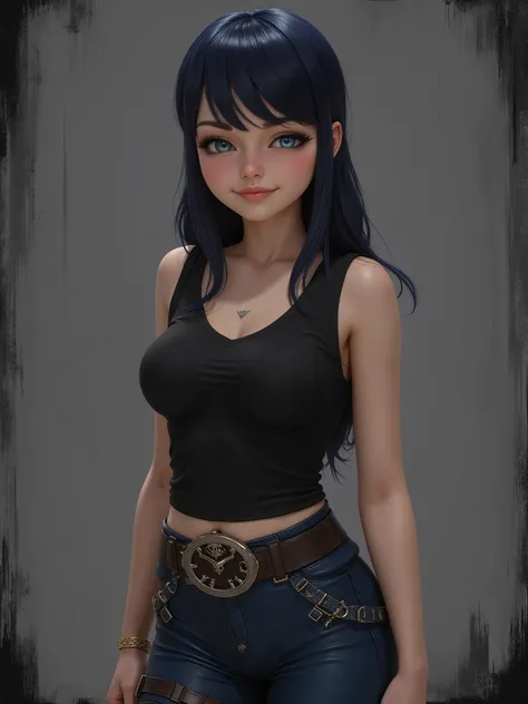 marinette Dopanchan, aidmaillustrious, A very beautiful and cute 22 year old woman with a slight smile. (((Shy smile))), sharp focus on the face, (((Western eyes:1.5))), (((Extremely detailed ice-blue eyes, beautiful eyes, beautifully detailed eyes))), (((...