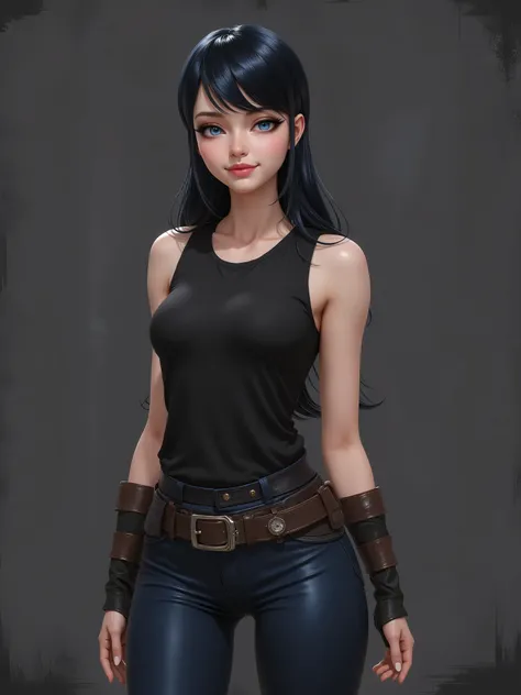 marinette Dopanchan, aidmaillustrious, A very beautiful and cute 22 year old woman with a slight smile. (((Shy smile))), sharp focus on the face, (((Western eyes:1.5))), (((Extremely detailed ice-blue eyes, beautiful eyes, beautifully detailed eyes))), (((...