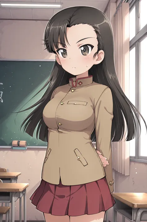 西 絹代(ガールズ&パンツァー)っぽいキャラ