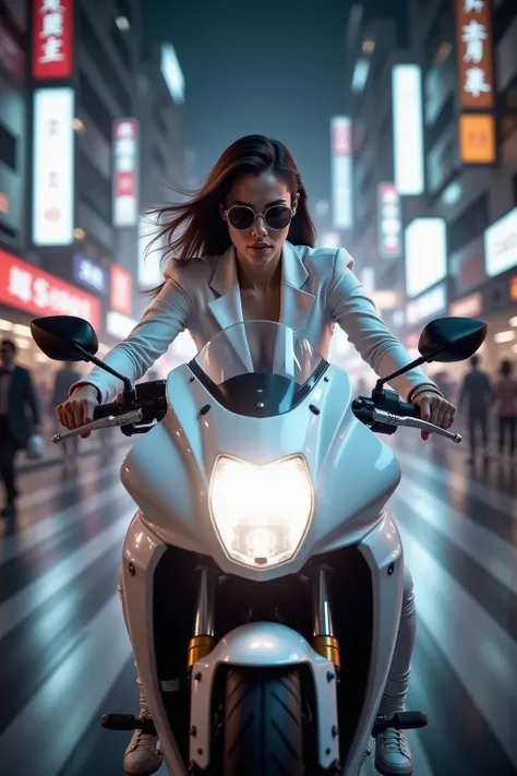 白いバイクに乗る女総長 v1.0