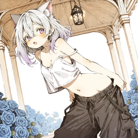 ((Abara Heiki style)), ((Abara Heiki style)), ((Masterpiece)), ((best quality, amazing quality)), ((very aesthetic, absurdres, newest)), ((detailed background, negative space, blurry background, depth of field, Asymmetrical background)), ((halftone)), (dyn...