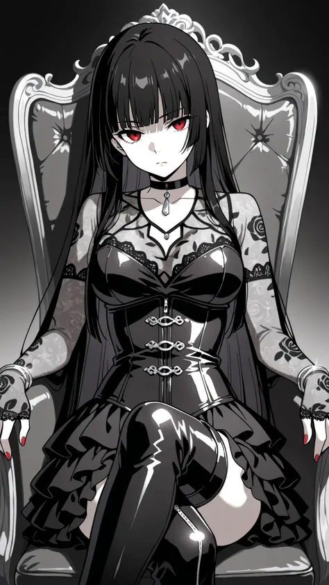 BREAK (masterpiece:1.2), best quality, high resolution, unity 8k wallpaper, (illustration:0.8),Anime-style black rose garden engulfed in dense pale fog, gothic iron fences barely visible in the distance, faint light filtering through mist, soft grayscale p...