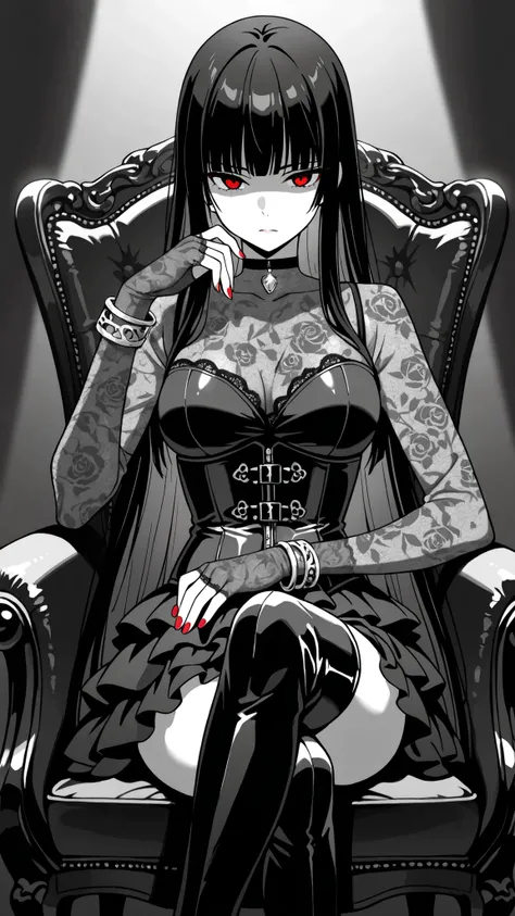 BREAK (masterpiece:1.2), best quality, high resolution, unity 8k wallpaper, (illustration:0.8),Anime-style black rose garden engulfed in dense pale fog, gothic iron fences barely visible in the distance, faint light filtering through mist, soft grayscale p...