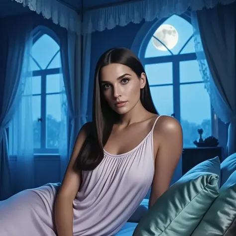 image of an elegant brunette