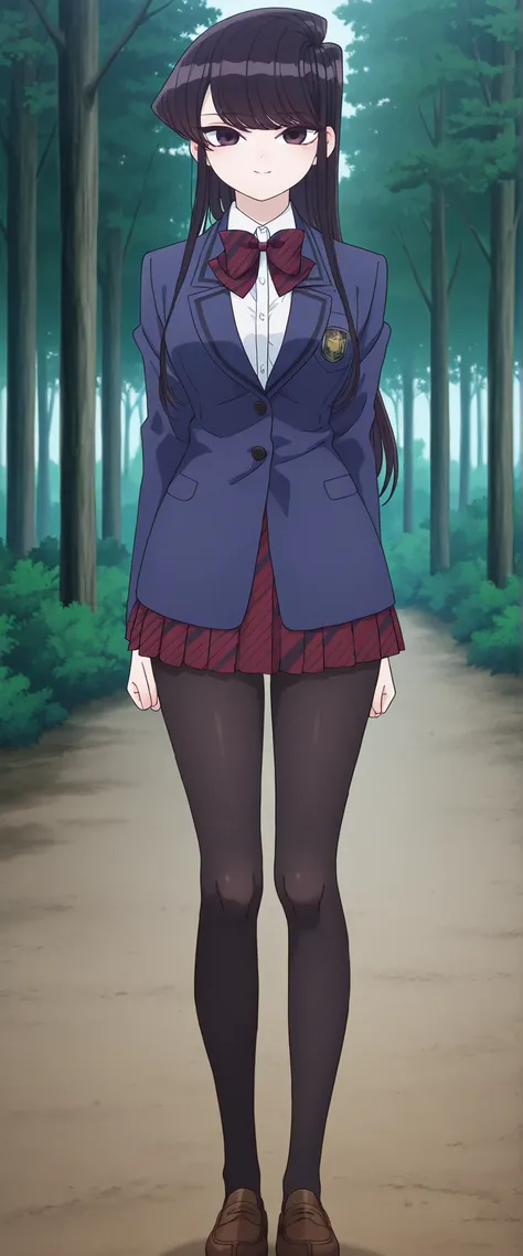 score_9, score_8_up, score_7_up,anime_screenshot,OFFICIAL ART,anime coloring, official anime artwork, screencap, anime screencap,uncensored,BREAK,1girl,solo,Shouko Komi,komi_shouko,,black hair, long hair, bangs, purple eyes, large breast,large hips, BREAK,...