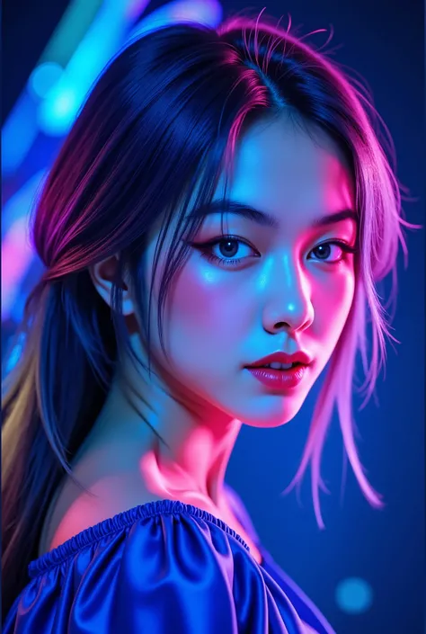 Close-up photo selfie of Beautiful smile open mouth confident , muscle woman large breast wearing casual clothes half body photroshoot , beautiful woman , beauty asian, large breasts ,