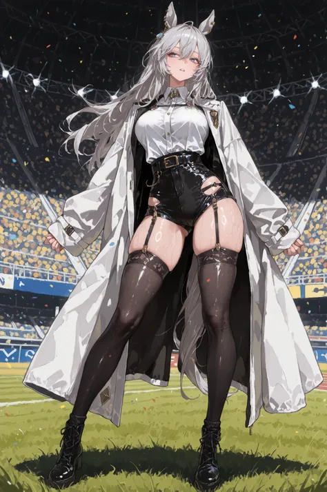 racecourse、Yee Xuan、collapse Starrail、Racecourse、Uma Musume、horse ear、Jirio Mahonoko、 A sophisticated eye 、Full Body、GBF_style、748cm style、32K、semi-realistic、 super detailed description on the front 、art work、Original Work、 Detailed Color、 detailed eyes、 ...