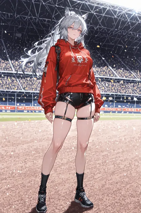 lawn、Racecourse、緑のlawnの上、新緑のlawn、Yee Xuan、collapse Starrail、Racecourse、Uma Musume、horse ear、Jirio Mahonoko、 A sophisticated eye 、Full Body、GBF_style、748cm style、32K、Semi Realistic、  super detailed description on the front 、art work、Original Work、 Detailed ...