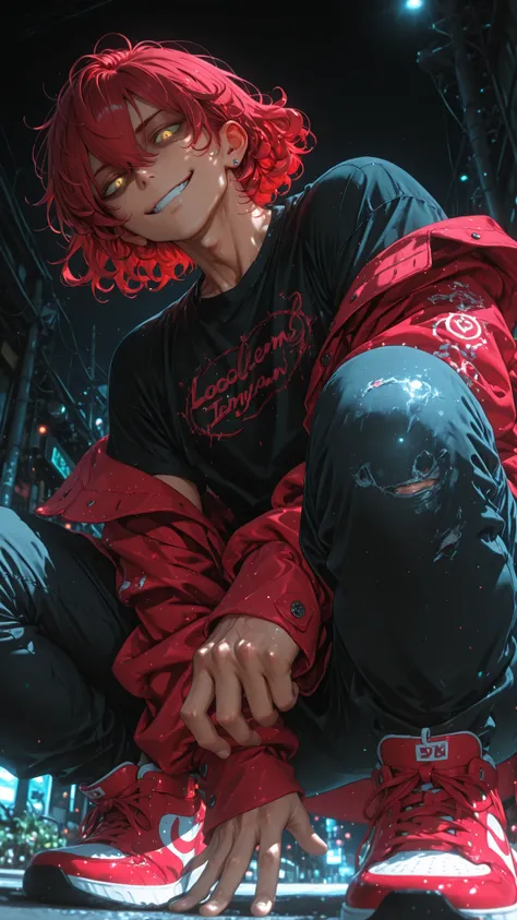 masterpiece, best quality, amazing quality, very aesthetic, absurdres, highres, newest, masterpiece, ultra-detailed:1.2, official art, high definition, depth of field, vibrant colors, masterpiece, 8K, high-quality, best quality,
1boy, male focus, red hair...