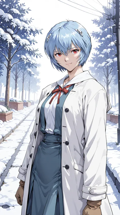 source_evangelion,
個の非常にdetailsな目, perfect eyes, loves feminine, Cowboy Shot, 
Highest Quality, details, Newest, AI-generated, super high resolution on a pile,
curvilinear, is anatomically accurate,  There is little under-eye, (white coat, Tokyo-3 junior h...