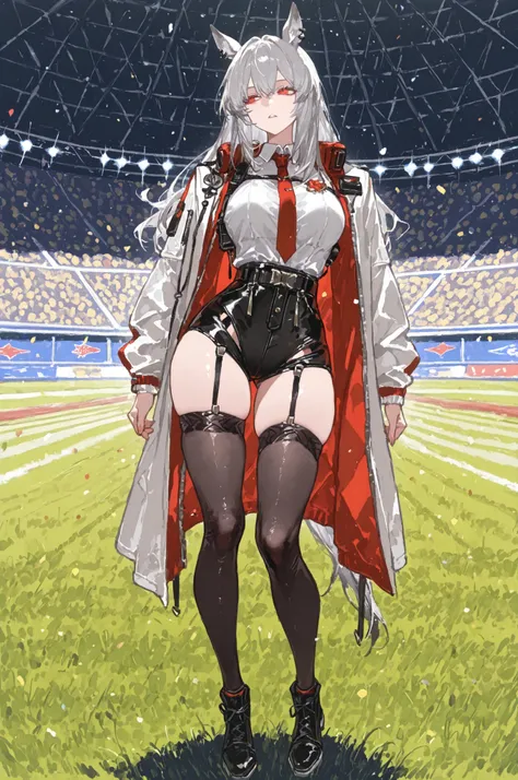 lawn、Racecourse、緑のlawnの上、新緑のlawn、Yee Xuan、collapse Starrail、Racecourse、Uma Musume、horse ear、Jirio Mahonoko、 A sophisticated eye 、Full Body、GBF_style、748cm style、32K、Semi Realistic、  super detailed description on the front 、art work、Original Work、 Detailed ...