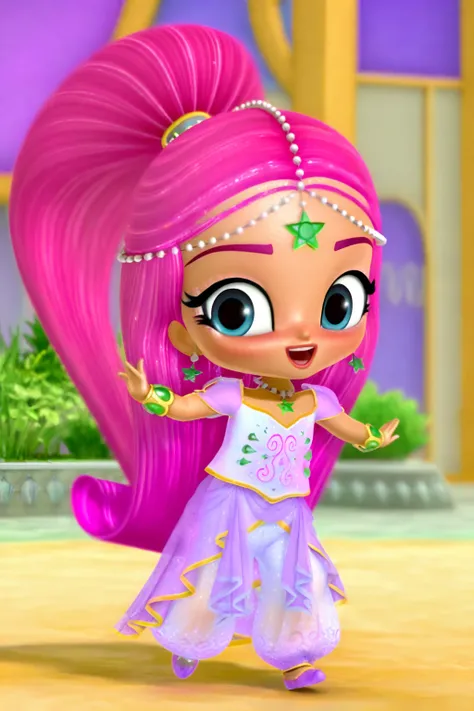Shimmer (Season 4 Sky Genie Outfits) - Shimmer and Shine | Illustrious