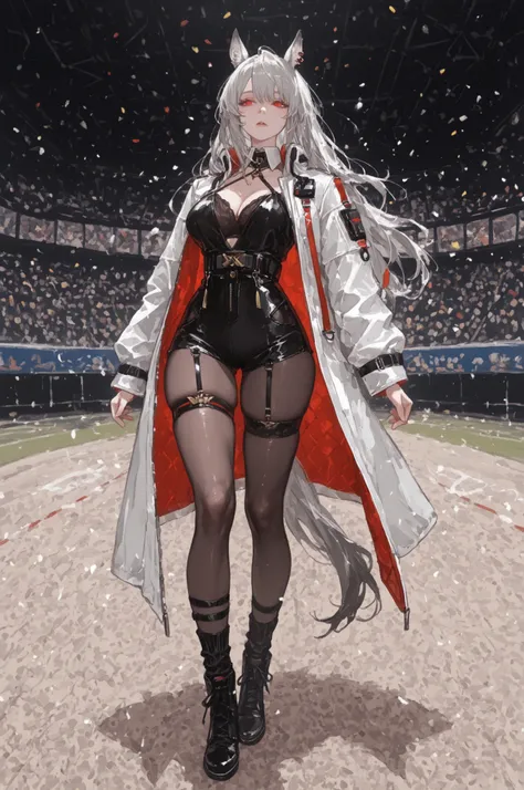 lawn、Racecourse、緑のlawnの上、新緑のlawn、Yee Xuan、collapse Starrail、Racecourse、Uma Musume、horse ear、Jirio Mahonoko、 A sophisticated eye 、Full Body、GBF_style、748cm style、32K、Semi Realistic、  super detailed description on the front 、art work、Original Work、 Detailed ...