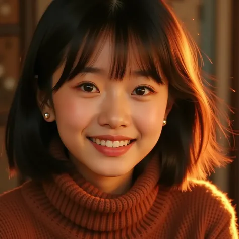 素敵な笑顔の女性 v1.0