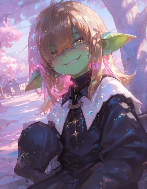 Score_9, Score_8_up, Score_7_up, Score_6_up, masterpiece, portrait, best quality, upper body, 1female, cool, dynamic angle, ((pastel colors)), aesthetic, ((cold)), L0LSPL4SH, highres, very detailed, amazing quality, masterpiece,very aesthetic,glitter, part...