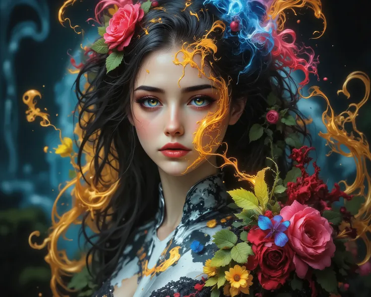 Ultra-realistic (photorealistic Realism) , "UHD, Hyper high resolution" - "(Hyper quality, intricately ultra-detailed digital art)" (Key Directive: - ("The priority is the anatomical accuracy and texture of the materials" - "Ultra-sharp human eyes with bi...