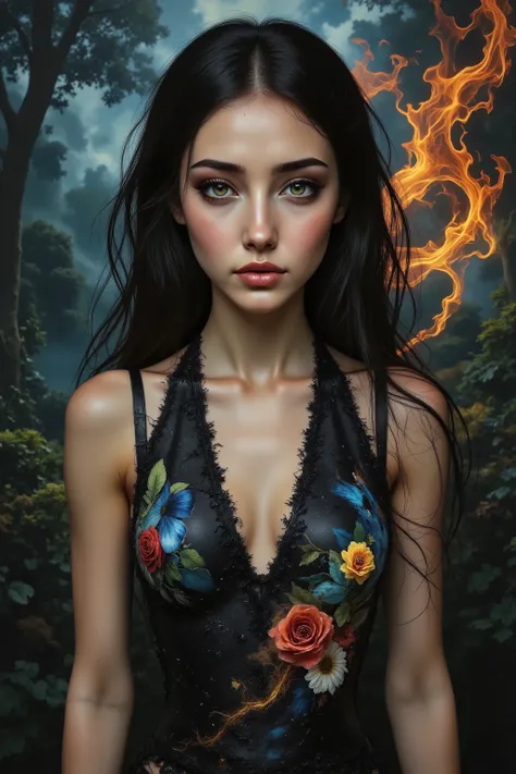 Ultra-realistic (photorealistic Realism) , "UHD, Hyper high resolution" - "(Hyper quality, intricately ultra-detailed digital art)" (Key Directive: - ("The priority is the anatomical accuracy and texture of the materials" - "Ultra-sharp human eyes with bi...