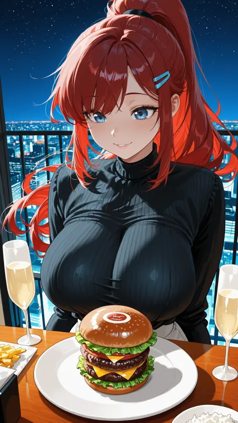 8k (high definition) (Super Detailed)　(masterpiece)　(Highest Quality)　animated illustration　fine eye　detailed face　Feminine Detailed Hand　Delicate hair　 detailed wrinkles on clothes　Feminine Sophisticated Body　with fine skin　detailed background　solo　 blue ...