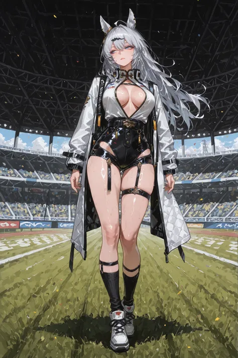 lawnの上、racecourse、緑のlawn、新緑のlawn、、Yee Xuan、collapse Starrail、Racecourse、Uma Musume、horse ear、Jirio Mahonoko、 A sophisticated eye 、Full Body、GBF_style、748cm style for bigi、32K、Semi Realistic、 super detailed description on the front 、art work、Original Work、...