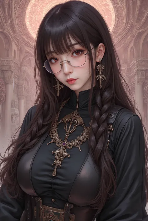 ( Highest Quality, best illustrations,high image quality:1.2), (Horror Fantasy:1.5), (ink and watercolor:1.5),(Ominous Scenery :1.5),(A lot of dust rises:1.5),( Dirt Track :1.5),(wonderful:1.5),(masterpiece:1.5), (Powerful figures:1.1、Big Breasts:1....