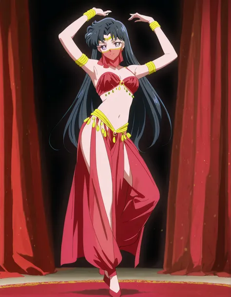 (1girl:1 . 5) , (Seul:1 . 5) , score_9 , score_8_haut , score_7_haut , source_anime , Official work , ultra-detailed , masterpiece , best quality , high resolution , beaux yeux , detailed eyes , Detailed face , beautiful detailed eyes,1girl,black hair,lon...