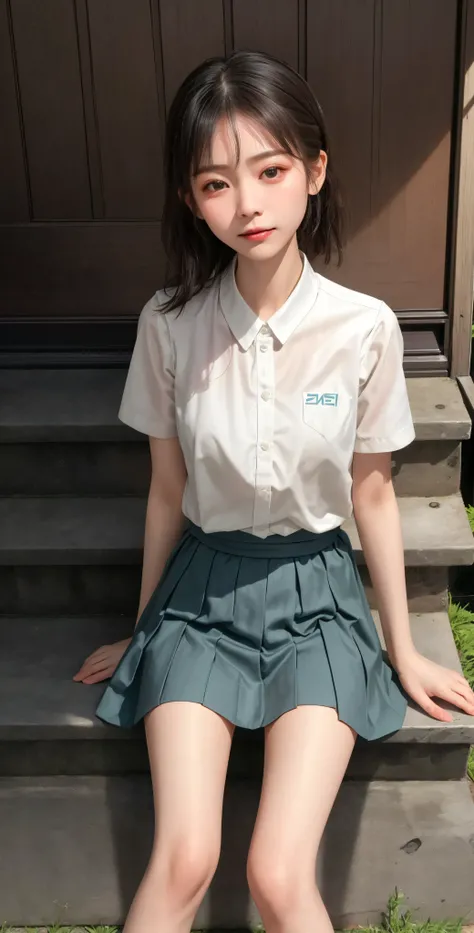 (かわいいyounger女の子),かわいいyounger女の子,(slender),slender,leg up,(short),short,skinny,(skinny:1.5),(thin body),thin body,(Toddler_body:0.6),younger,(younger:1.5),Slender feet ,(twin tails),realistic,taken from above,lean forward,(small breasts naked),small breaste...