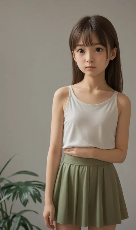 かわいいyounger女の子,slender,Rating_Safety,score_6_up,score_7_up,score_8_up,score_9,short,skinny,small west,slender body,(tiny:1.2),younger,ネイビーブルーのスイムスーツを着たyoungerMade in Japanの少女が、,Hair elastic,Hairpin,realistic, from above ,(big breasts:0.3),small breasted,Ma...