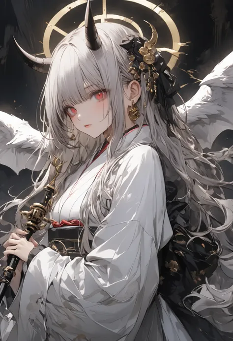 high quality、details、Realistic、100体のspecter、specterを率いる少女、scramble crossingにおいて、Hyakki Yagyagyayo、Phosphorescence in the Dark、Ancient Japanese numbers々specter、fear、masterpiece，（masterpiece），fuill body ,best quality ，（Highest Quality）， cinematiclighting ，（c...