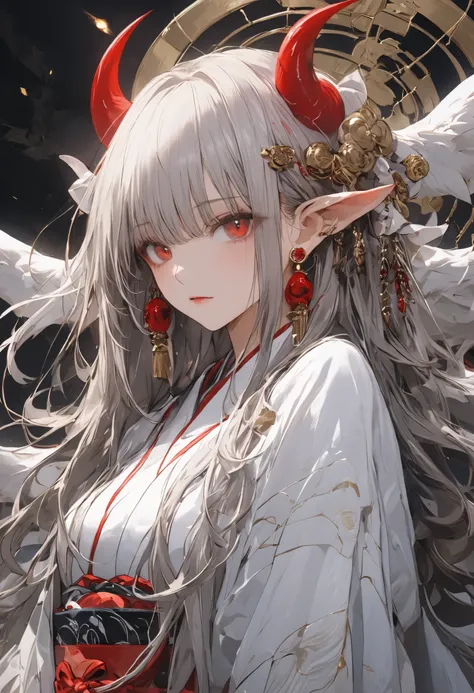 high quality、details、Realistic、100体のspecter、specterを率いる少女、scramble crossingにおいて、Hyakki Yagyagyayo、Phosphorescence in the Dark、Ancient Japanese numbers々specter、fear、masterpiece，（masterpiece），fuill body ,best quality ，（Highest Quality）， cinematiclighting ，（c...