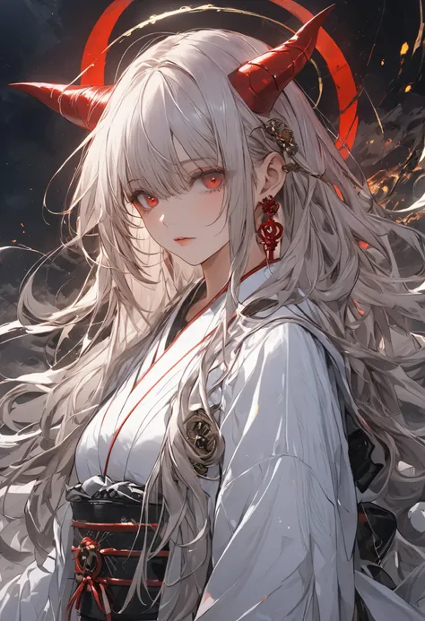 high quality、details、Realistic、100体のspecter、specterを率いる少女、scramble crossingにおいて、Red Moon、meteor、空から降り注ぐmeteor、無数のmeteor群、百Oni夜行、Phosphorescence in the Dark、Ancient Japanese numbers々specter、fear、masterpiece，（masterpiece），fuill body ,best quality ，（Highest Q...