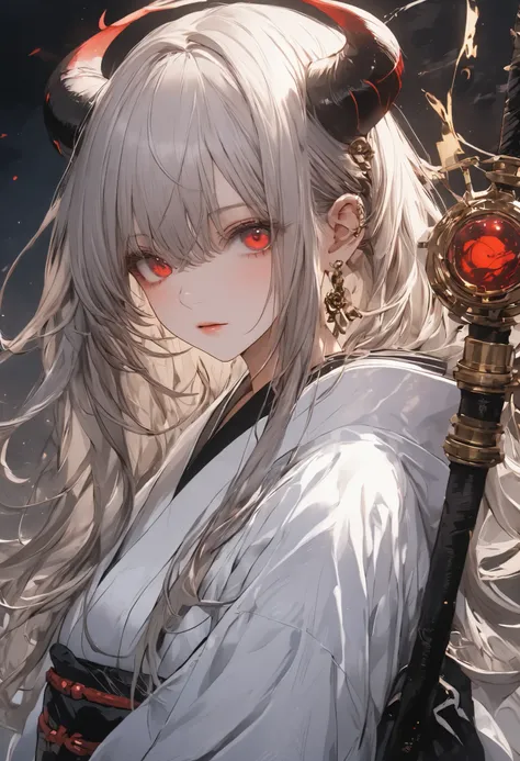 high quality、details、Realistic、100体のspecter、specterを率いる少女、scramble crossingにおいて、Red Moon、meteor、空から降り注ぐmeteor、無数のmeteor群、百Oni夜行、Phosphorescence in the Dark、Ancient Japanese numbers々specter、fear、masterpiece，（masterpiece），fuill body ,best quality ，（Highest Q...