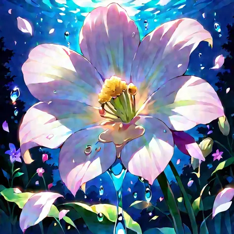 月下美人の花弁と露 v1.0