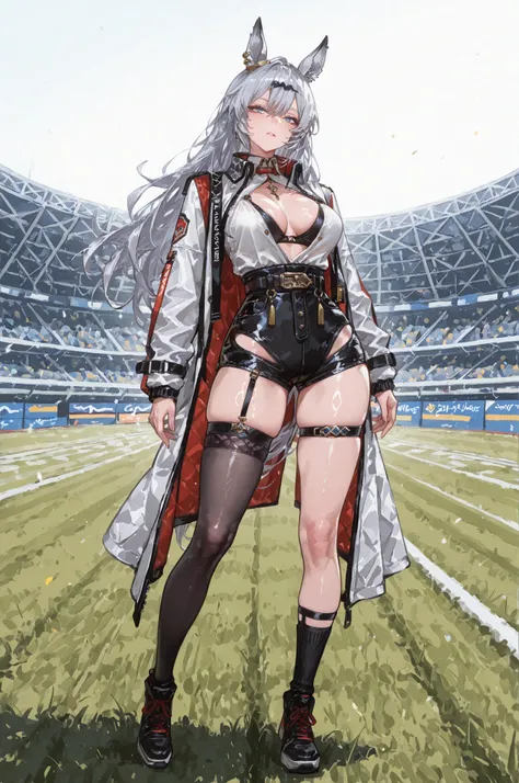 lawnの上、racecourse、緑のlawn、新緑のlawn、、Yee Xuan、Collapse Starrail、Racecourse、Uma Musume、horse ear、Jirio Mahonoko、 A sophisticated eye 、Full Body、GBF_style、748cm style for bigi、32K、Semi Realistic、 super detailed description on the front 、art work、Original Work、...