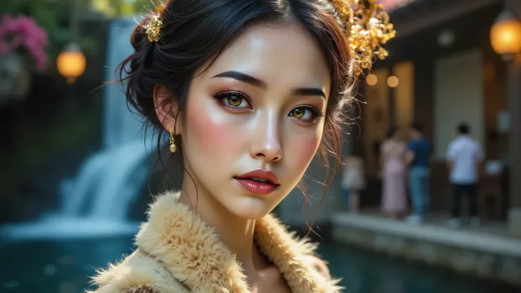 Ultra-realistic (photorealistic Realism) , "UHD, Hyper high resolution" - "(Hyper quality, intricately ultra-detailed digital art)" (Key Directive: - ("The priority is the anatomical accuracy and texture of the materials" - "Ultra-sharp human eyes with bi...