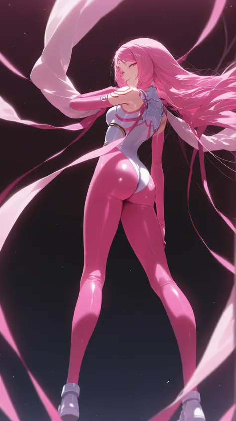 so dakki, old costume1, 1girl, solo, soft darkness, masterpiece, best quality, amazing quality, very aesthetic, absurdres, newest, so dakki, anime screencap, anime coloring, sensitive, dynamic pose, dynamic angle, old costume1, 1girl, facial mark, forehead...