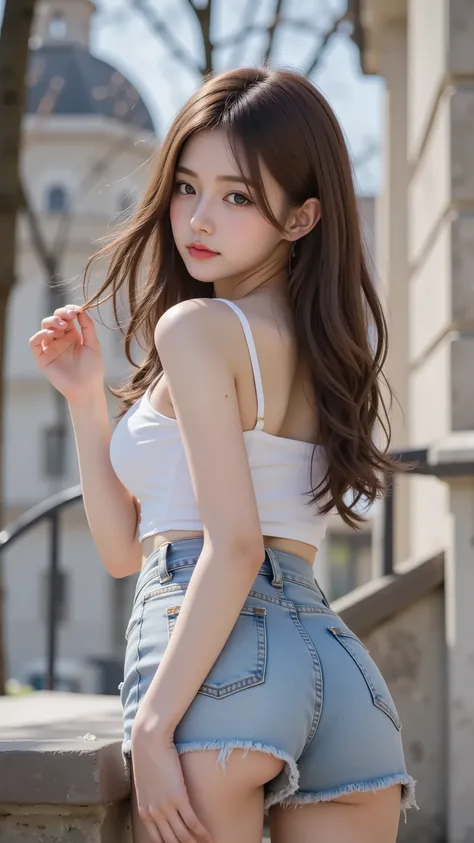 Beautiful Girl Wearing a Skirt, realistic young gravure idol, young beautiful gravure idol, anime girl in real life, young gravure idol, Chiho, attractive girl, Asian woman with long hair, Beautiful Young Korean Woman, beautiful and attractive anime teen, ...