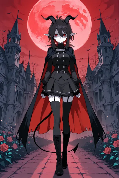 hentamonn,DSP, artist:DSP, mogeko,,masterpiece , best quality , amazing quality , very aesthetic, white skin, pale skin, tall girl, adult, rounded elf ear, red eye, drooping eyes, cold look, white pupil, feline pupil, short hair, slightly messy hair, maroo...