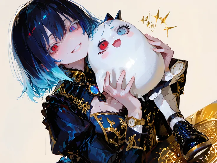  masterpiece，intertwined with kisses, show off your boobs by wearing a high-quality， Delicate Details，great appearance，((solo, Only one person)), ((deformed)), ,Highest Quality, ultra high definition, masterpiece 【Protagonist】、((solo, anime))、((womanhood))...