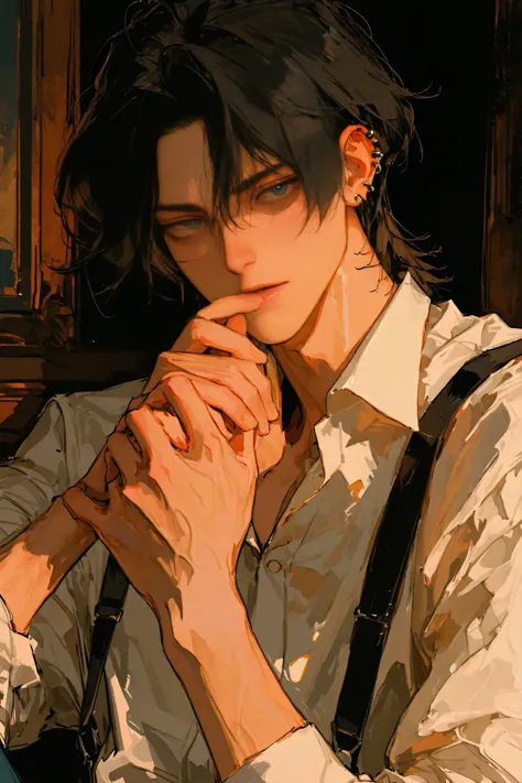 high definition, masterpiece, correct, anatomically correct, high detail, high definition model to show off your chest, is handsomeな男性, Adult Male, manly face, Strong Man , Alone, Porcelain Skin, is handsome, 1 person, High Quality, （matte texture）, master...