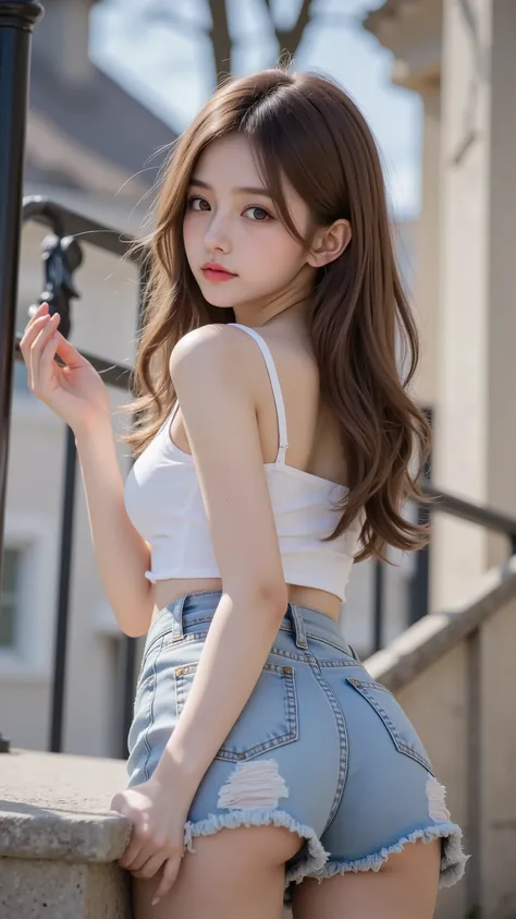 Beautiful Girl Wearing a Skirt, realistic young gravure idol, young beautiful gravure idol, anime girl in real life, young gravure idol, Chiho, attractive girl, Asian woman with long hair, Beautiful Young Korean Woman, beautiful and attractive anime teen, ...