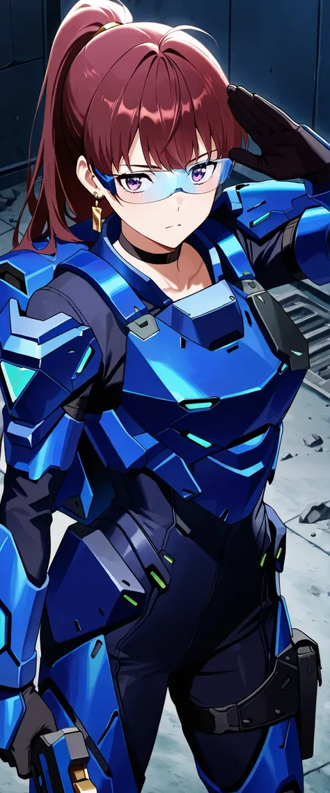 score_9, score_8_up, score_7_up,anime_screenshot,OFFICIAL ART,anime coloring, official anime artwork, screencap, anime screencap,uncensored,Newest,BREAK,1girl,solo,nikkedollasuit,ponytail,BREAK,Sniper Rifle,helmet,sniper glasses,(blue armor:1.5),black body...