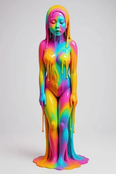 [FLUX Krea] Muddy slimy monster (Rainbow) 2025/11/06 L1