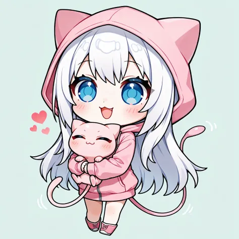 (masterpiece), (best quality), chibi, stylized, around 2.5 to 3 heads tall, small body, proportionally big head, official art style, thick outlines, clean lines, vibrant colors, cute, expressive,
(((solo chibi girl))), ((single character)), (1girl:1.2), ...